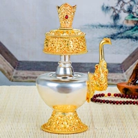 Непал импортировал Wenba Pot Pure Copper Collection Биография буддийских продуктов, золота, золота, серебряной воды, Pure Bronze Babe Pot