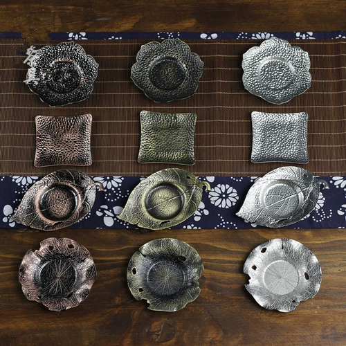 Джейн Цзяньцзин Новая чайная панель олова ручной работы молотка серебряный кунг -фу чай сталь сталь антицитиковые чайные детали