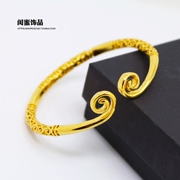 Westward Journey Sun Wukong Claw Bracelet Nam và nữ Việt Nam Sha Jin Glossy Solid Gold Hoop Open Bracelet