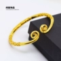 Westward Journey Sun Wukong Claw Bracelet Nam và nữ Việt Nam Sha Jin Glossy Solid Gold Hoop Open Bracelet vòng bạc cho bé