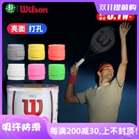 Wilson Wilson Hand Glue Sweat -погибший с мячом для теннисного знака, Federer Pro, яркий, липкий, тонкий, удар