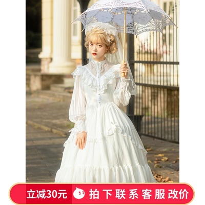taobao agent Genuine retro dress, Lolita style, long sleeve