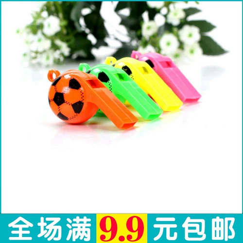 Пластиковый футбольный свисток чемпионат футбольный рефери подбадривает фанаты фанатов.