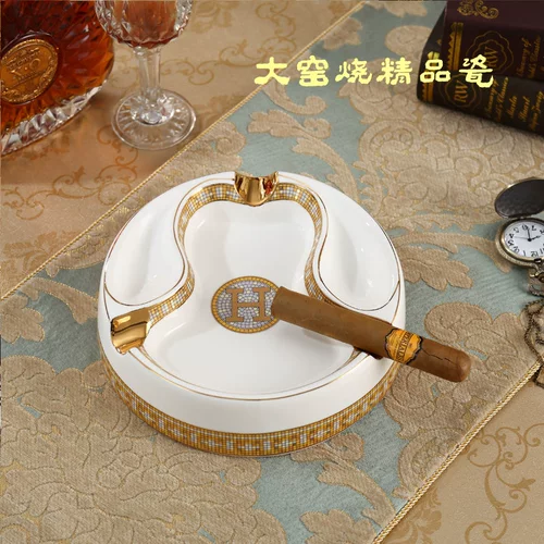 Роскошная модная керамическая пепельница для гостиной, декор, домашний декор