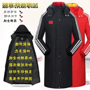Authentic đội tuyển tuyết quốc gia Yian thể thao áo khoác cotton nam dày trẻ em xuống bông nữ - Quần áo độn bông thể thao