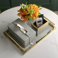 Бумажная коробка простая современная американская бумажная коробка гостиная легкая роскошная новая китайская модельная комната высокая кожаная коробка винтовка