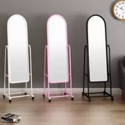Gương toàn thân gương treo tường cô gái hình chữ nhật sàn gương phòng khách HD tường ánh sáng hiện đại - Gương