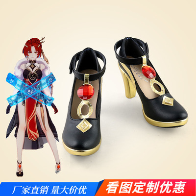 taobao agent Blasting Sanji COS Performance Shoes Game Anime COSPLAY Boots Support to Customize