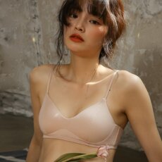 Бюстгальтер 日系无钢圈春夏文胸大胸显小薄款少女小胸聚拢学生莫代尔棉质内衣