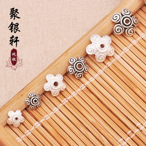 Аксессуары, бусины ручной работы, браслет из красной нити, аксессуар, серебро 925 пробы