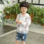 Quần áo chống nắng cho trẻ em. Quần áo mỏng ngoài trời Hàn Quốc quần áo chống nắng cho trẻ em 2019 siêu mỏng thời trang hè hoang dã - Quần áo ngoài trời cho trẻ em bộ thể thao trẻ em cao cấp