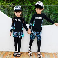 Đồ bơi cho trẻ em bé trai Chia đôi lớn Bộ đồ chống nắng dài tay ba mảnh cho trẻ em 2019 Đồ bơi cho bé gái mới - Bộ đồ bơi của Kid đồ bơi cho bé sơ sinh
