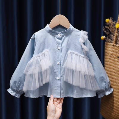 taobao agent Autumn children's cotton top girl's for princess, long sleeve, western style, 2023 collection