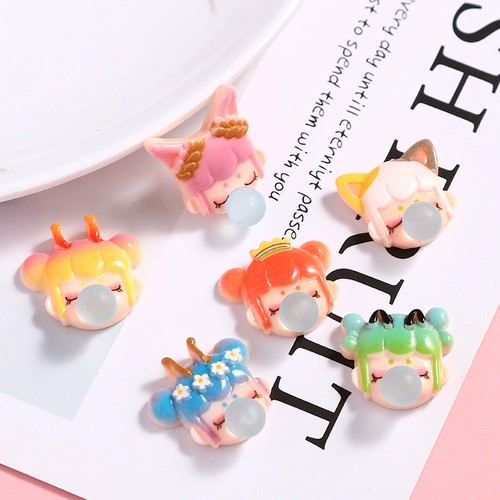 Мультяшный кремовый чехол для телефона, набор материалов ручной работы, барсетка, аксессуар для волос, «сделай сам»