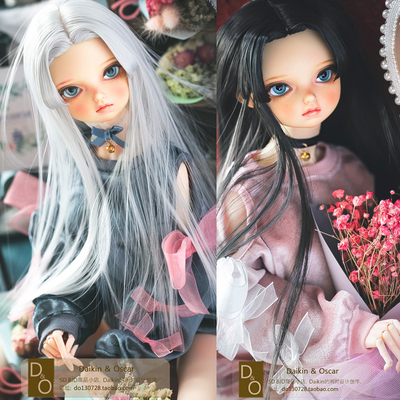 taobao agent Do spot BJD small 3 -point wig SD baby DD MDD and the wind in the wind in the wind, the female emperor's hand -changing fake hair three -point straight hair