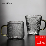 Cửa hàng cầm đồ thời trang Nhật Bản phong cách chịu nhiệt vành đai thủy tinh để uống nước thủy tinh sữa cốc cà phê cốc cốc - Tách