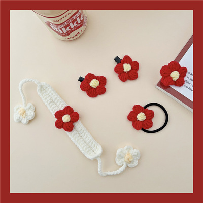 taobao agent Cute brooch, woven bracelet, pin, hairgrip, bag accessory