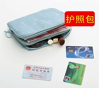 Нейлоновая портативная система хранения, сумка для паспорта подходит для мужчин и женщин для путешествий, маленькая сумка клатч