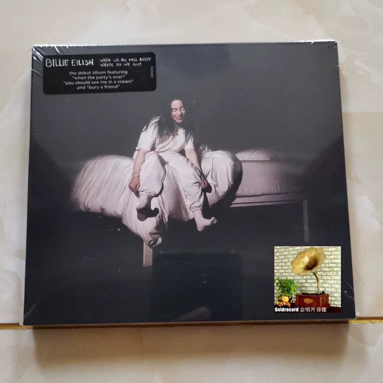 CD Billie Eilish When We All Fall Asleep — дебютный альбом, 14 треков, стандартный кейс