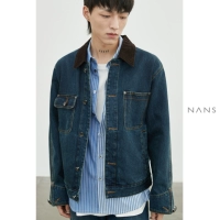 NANS, вельветовая дизайнерская ретро джинсовая куртка