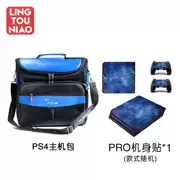 Ps4 ba lô lưu trữ túi PS4 lưu trữ túi máy tính xách tay xốp bảo vệ túi xách du lịch ba lô di động - PS kết hợp