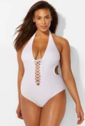 Áo tắm thể thao Xiêm mới nữ cỡ lớn mm200 kg bikini gợi cảm che bụng áo tắm đi biển - Bikinis