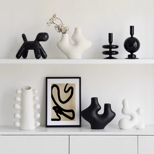 Керамический креативный декор, книжный шкаф, изысканный стиль