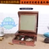 Gương gỗ gỗ trang sức băng hộp lưu trữ công chúa châu Âu Hàn Quốc hộp đồ trang sức đồ trang sức cổ điển Khay gỗ