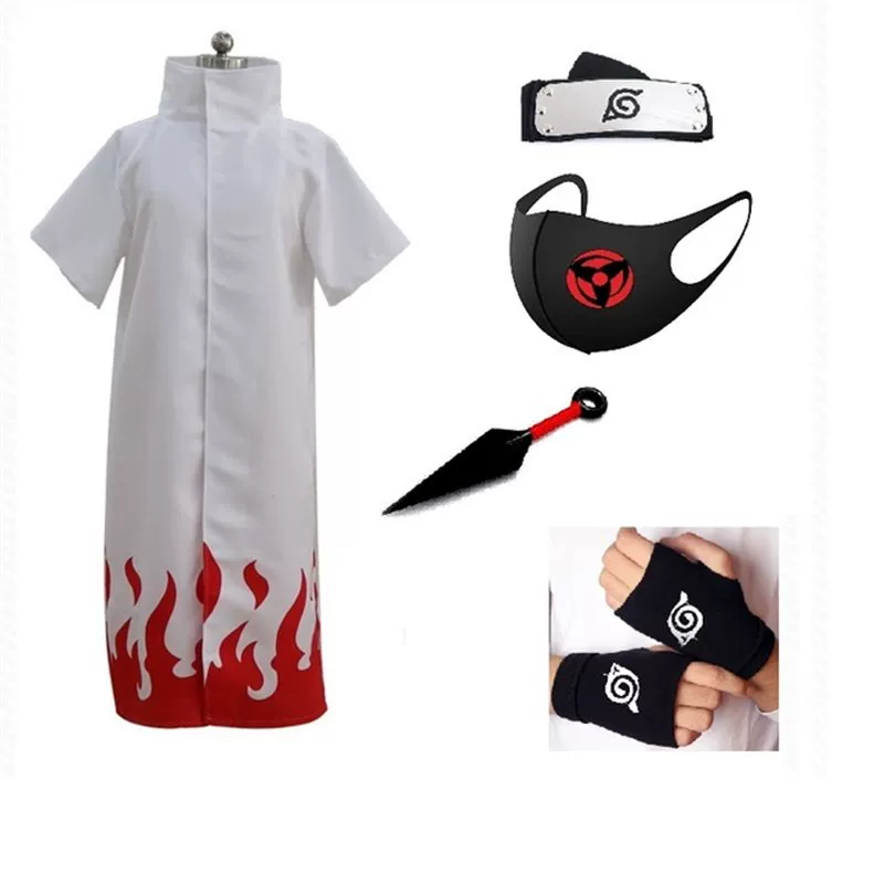 [Наруто Shippuden cosplay плащ 4-го и 6-го Хокаге плащ]
