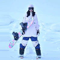 Лыжный лыжный костюм, комплект, водонепроницаемая удерживающая тепло толстовка, лыжные штаны