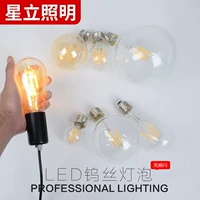 Светодиодная ретро лампочка, креативная лампа накаливания, с винтовым цоколем