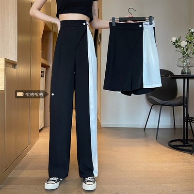 taobao agent Suit, design jeans, 2021 collection, for plus size ladies, high waist, trend of season