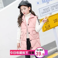 Trẻ em mới xuống áo vest cotton bé trai và bé gái áo lạnh trong áo vest trẻ em lớn đứng vai áo vest dày áo gile cho trẻ sơ sinh