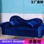 Châu Âu vải chaise longue triple double sofa tiết kiệm không gian nhỏ beanbag phòng ngủ cho thuê cửa hàng - Ghế sô pha sofa băng