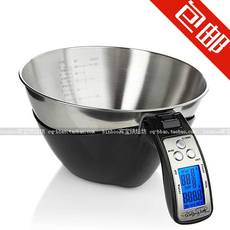 Весы 宾宝烘焙/出口欧洲精密形分体量杯1500ml/48oz数显烘焙电子称量秤