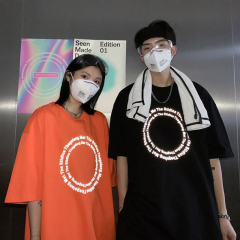 Summer new letters short sleeve T-shirt lovers wear Korean fashion brand loose short sleeve T-shirt