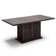 Bàn ăn và ghế gỗ hiện đại kết hợp bàn mới Trung Quốc dài 1,6 mét nhà hàng phù hợp với nội thất phòng mẫu tùy chỉnh - Bộ đồ nội thất