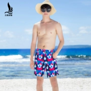 Ba người đàn ông kỳ lạ áo tắm kích thước lớn thoáng khí boxer lỏng thường năm điểm quần bơi kỳ nghỉ bên bờ biển mùa xuân nóng quần bãi biển - Quần bãi biển