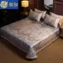 Giường ngủ bằng băng lụa ba mảnh 1,8m Giường có thể giặt gấp mùa hè 1,5 m Máy có thể giặt điều hòa mềm 1 - Váy Petti váy giường