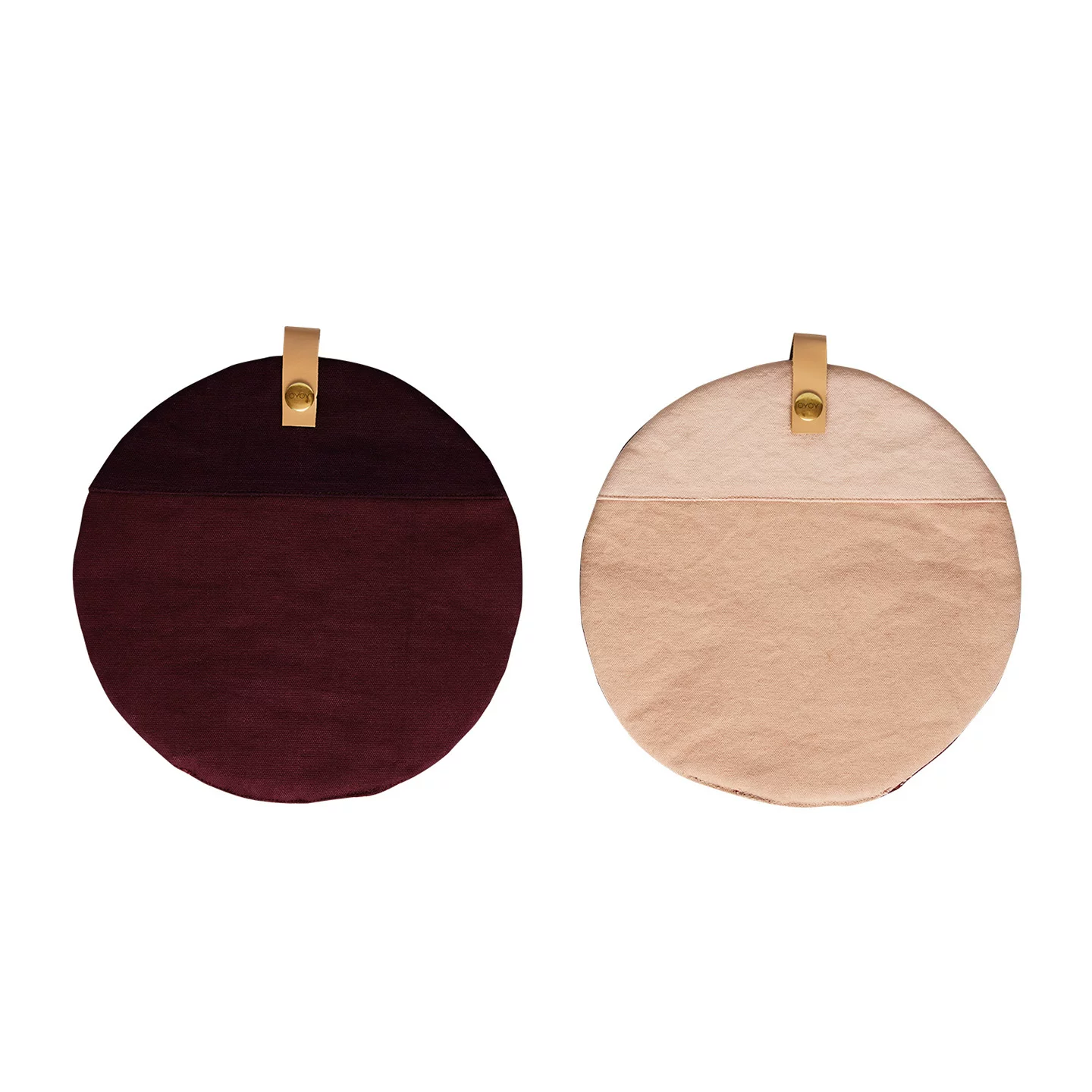 Импорт Denmark OYOY бренд PUGA POT HOLDERS Nordic Cotton Squading Table Cushion