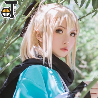 taobao agent [Mikamachi] Chiefs Okita wigs cos fate cherry SABE wigsplay