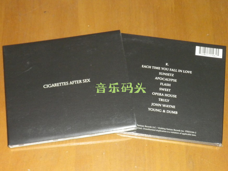 【现货即发】事后烟 Cigarettes After Sex Cd 同名专辑 计销量 淘宝网