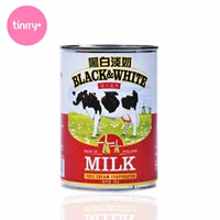 Liu Xin Mooncake Черно -белый голландский голландский импортированный цельно -коричневый молоко для чая сырье 376 мл Tinrry