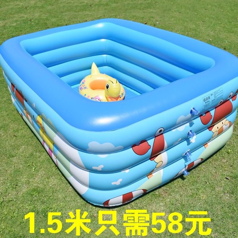 Trẻ em bơm hơi bể bơi người lớn trẻ em nhà trong nhà trẻ sơ sinh trẻ sơ sinh tắm thùng cách nhiệt - Bể bơi / trò chơi Paddle