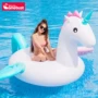 Super flamingo nổi hàng giường màu cánh kỳ lân Pegasus người lớn nước bơm hơi gắn kết dày bơi vòng nổi - Cao su nổi phao intex