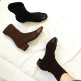 Martens, весенние трикотажные носки, эластичные короткие сапоги, коллекция 2021