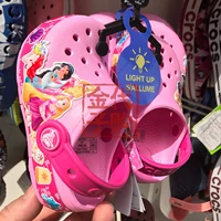 Crocs, детские кроксы, пляжные тапочки в стиле Crocs, стиль «принцесса»