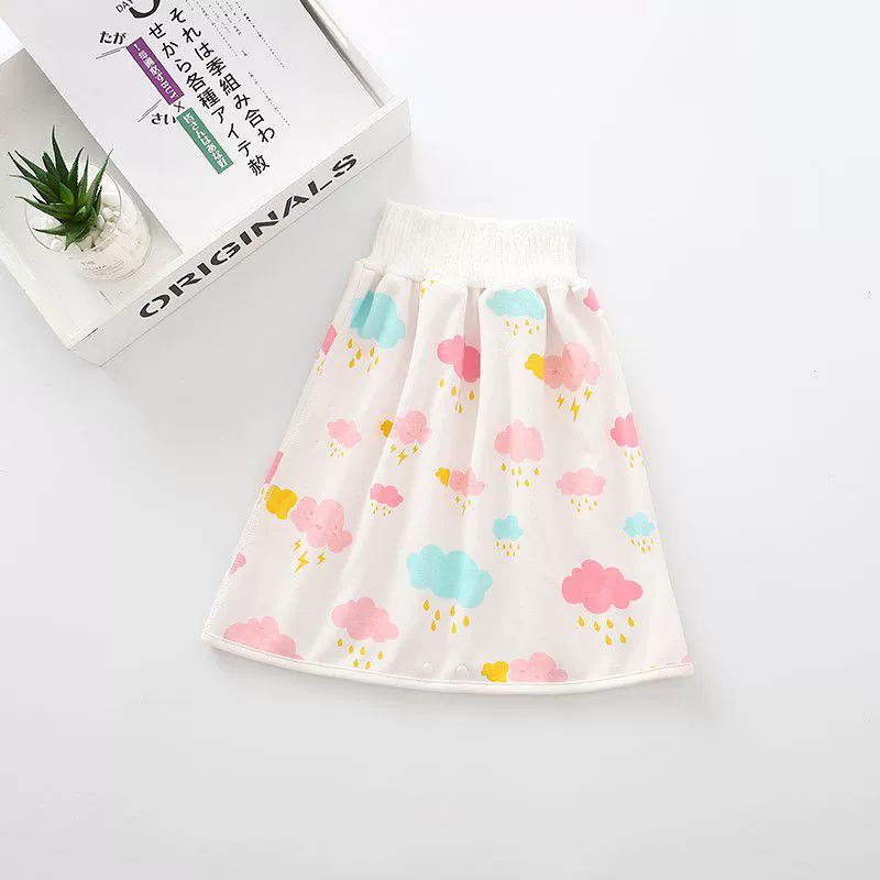 Baby Diaper Panty Váy Baby Cloth Diaper Học tã Pad có thể giặt được Cotton không thấm nước Quần đào tạo trẻ em Diabatic Bed - Tã vải / nước tiểu pad