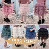 Váy bé gái 2019 hè mới pettiskirt trẻ em váy ngắn váy váy - Váy váy dài tay bé gái