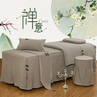 Sangma gia đình bốn đồng bằng trải giường massage dầu gội chăm sóc sắc đẹp SPA với giường bông gia đình lanh bốn lanh custom-made - Trang bị tấm khăn trải giường spa giá rẻ